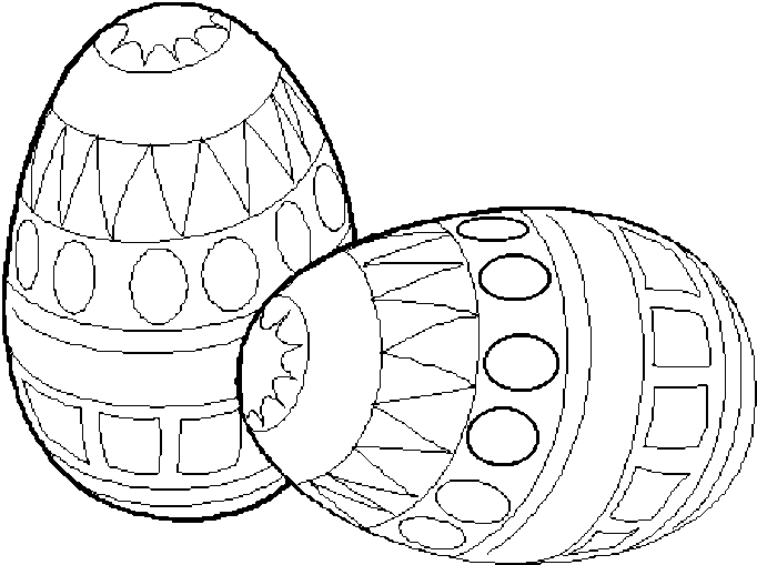 easter eggs colouring pages. Easter Eggs Coloring Page 10