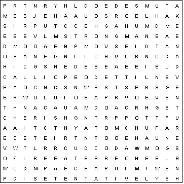 Circus Word Search