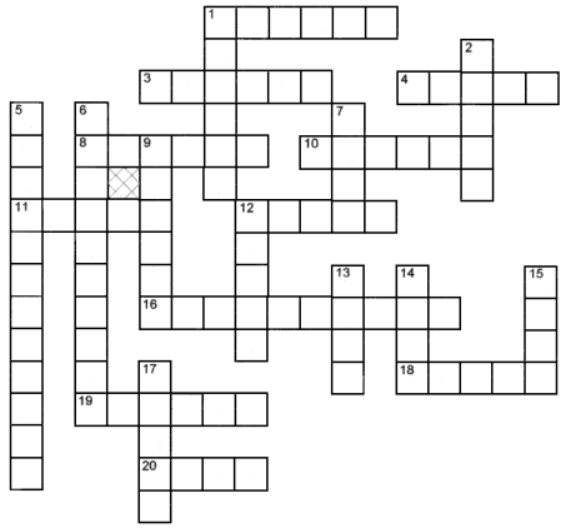 Middies & Elder's Easter Crossword Puzzle