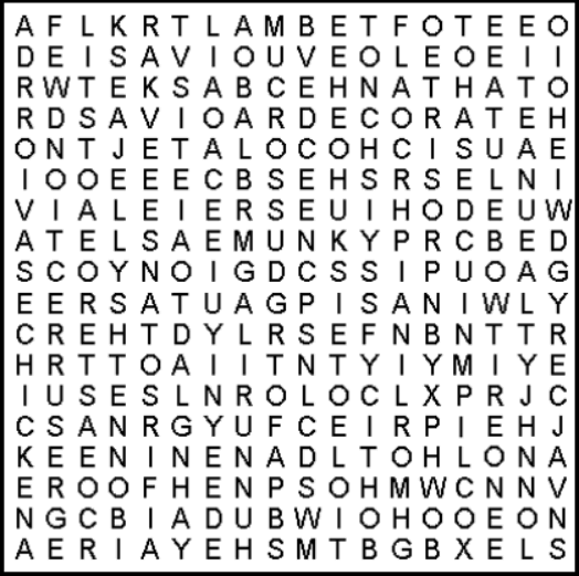 Easter Deluxe Word Search