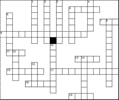 Martin Luther King jr. Day Middies Crossword Puzzle