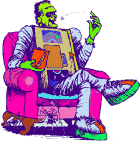 Frankenstein in Chair