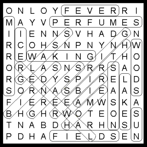 Hippity Hoppin' Season Wordsearch Puzzle Solution